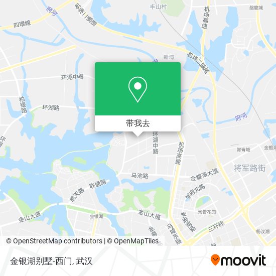 金银湖别墅-西门地图