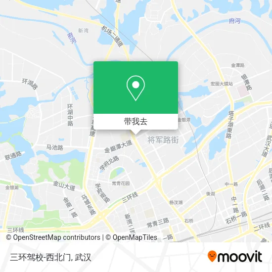 三环驾校-西北门地图