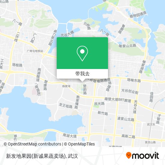 新发地果园(新诚果蔬卖场)地图