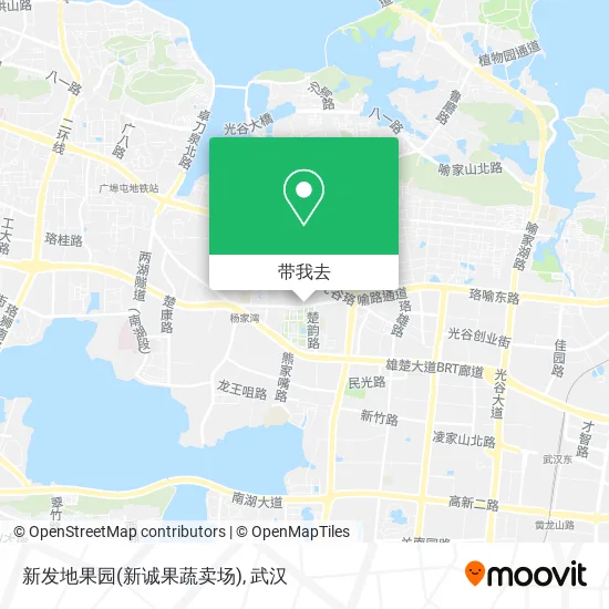 新发地果园(新诚果蔬卖场)地图