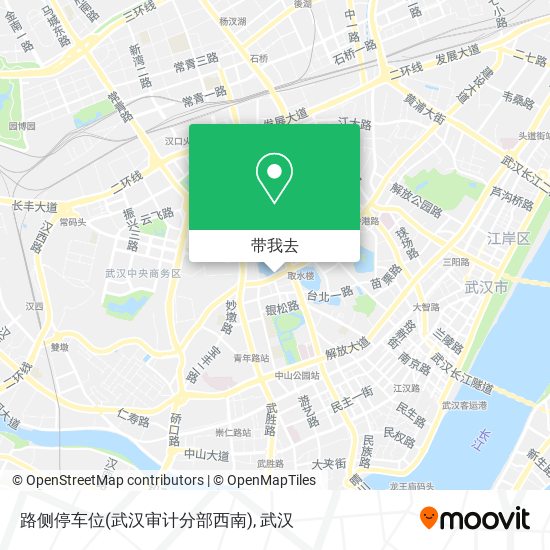 路侧停车位(武汉审计分部西南)地图