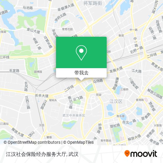 江汉社会保险经办服务大厅地图