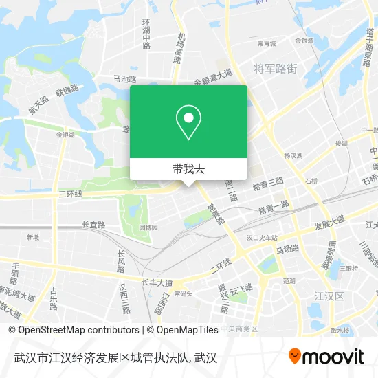 武汉市江汉经济发展区城管执法队地图