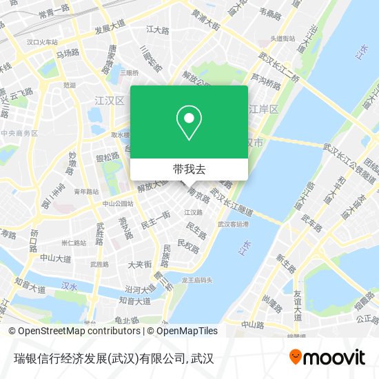 瑞银信行经济发展(武汉)有限公司地图