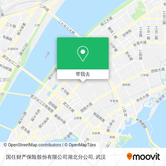 国任财产保险股份有限公司湖北分公司地图