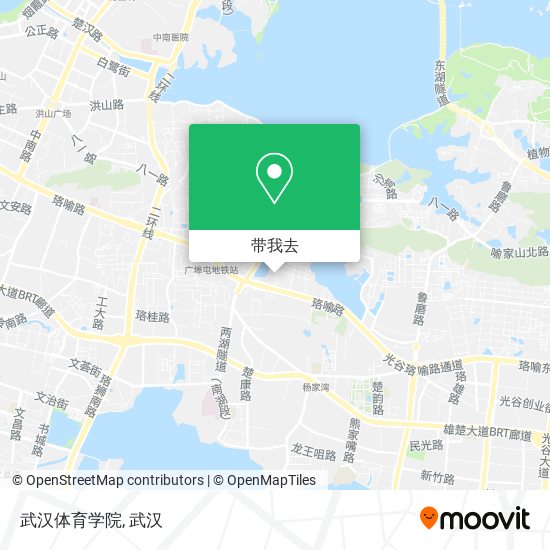 武汉体育学院地图