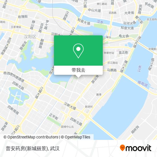 普安药房(新城丽景)地图