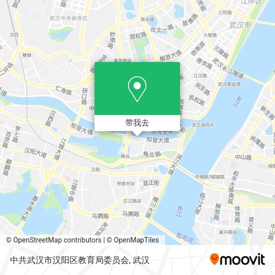 中共武汉市汉阳区教育局委员会地图