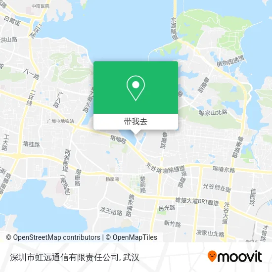 深圳市虹远通信有限责任公司地图
