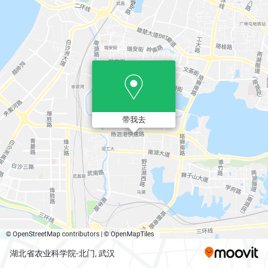 湖北省农业科学院-北门地图
