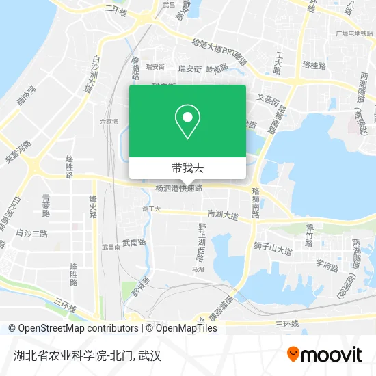 湖北省农业科学院-北门地图