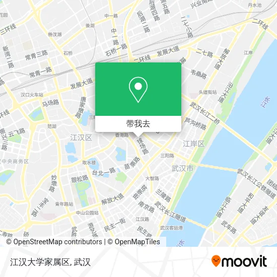 江汉大学家属区地图