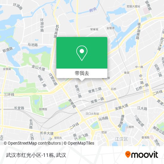 武汉市红光小区-11栋地图