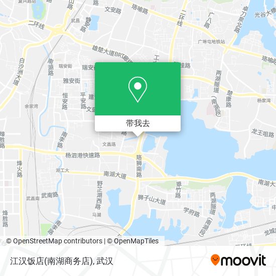 江汉饭店(南湖商务店)地图