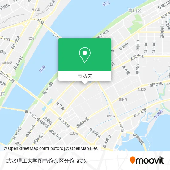 武汉理工大学图书馆余区分馆地图