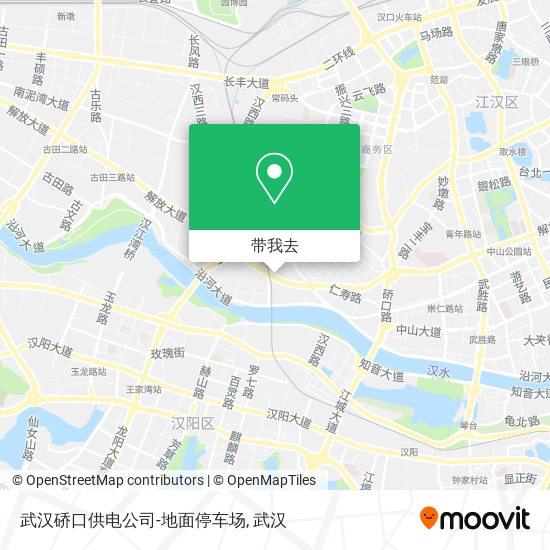 武汉硚口供电公司-地面停车场地图