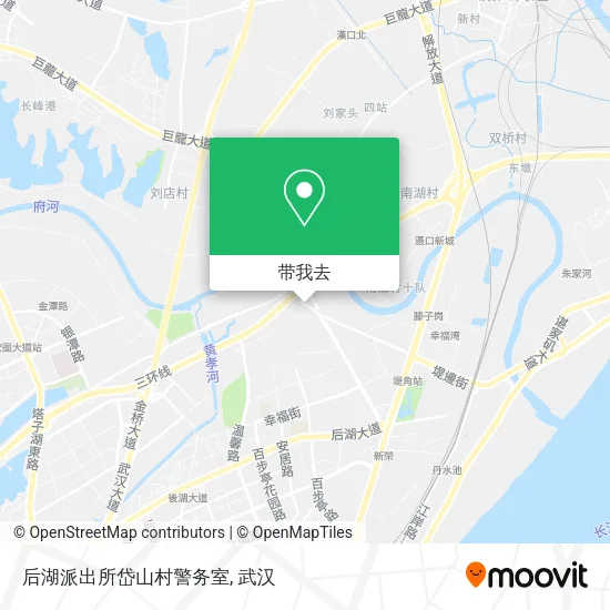 后湖派出所岱山村警务室地图