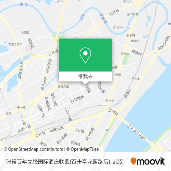 张裕百年先锋国际酒庄联盟(百步亭花园路店)地图