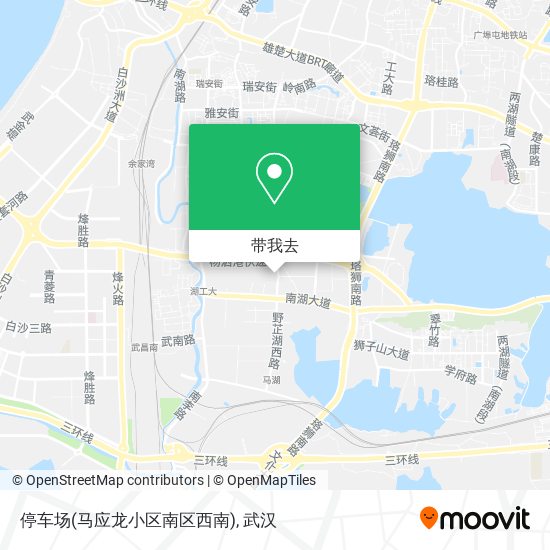 停车场(马应龙小区南区西南)地图