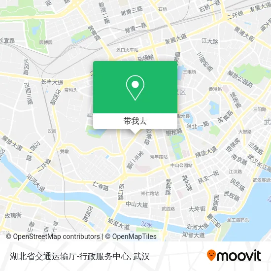 湖北省交通运输厅-行政服务中心地图