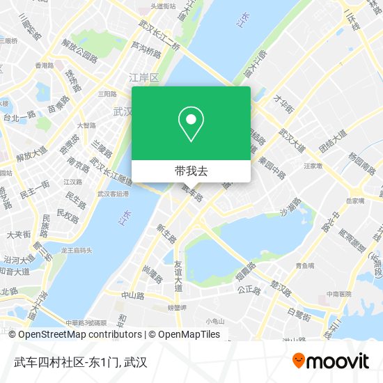 武车四村社区-东1门地图