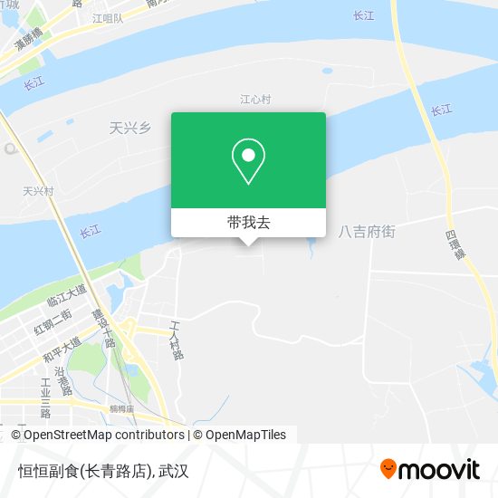 恒恒副食(长青路店)地图