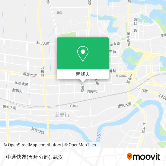 中通快递(五环分部)地图