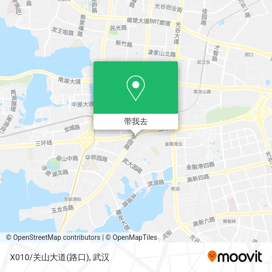 X010/关山大道(路口)地图