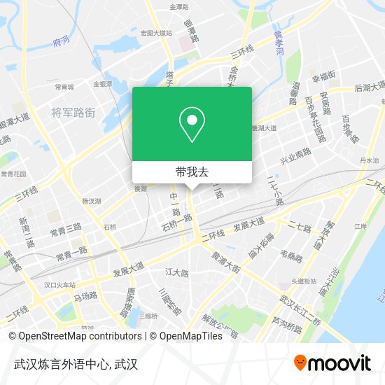 武汉炼言外语中心地图