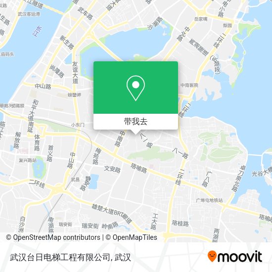 武汉台日电梯工程有限公司地图