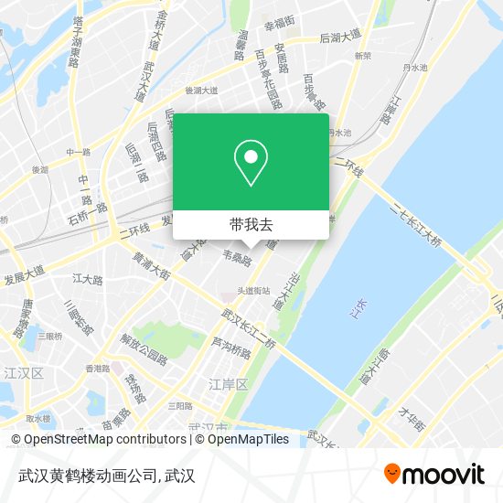武汉黄鹤楼动画公司地图