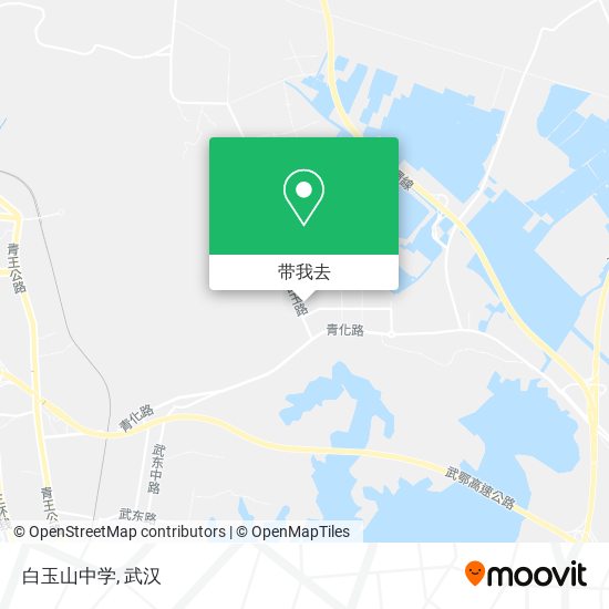 白玉山中学地图