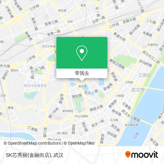 SK芯秀丽(金融街店)地图