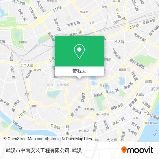 武汉市中南安装工程有限公司地图