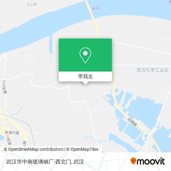 武汉市中南玻璃钢厂-西北门地图