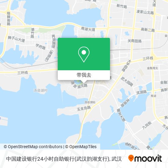 中国建设银行24小时自助银行(武汉韵湖支行)地图