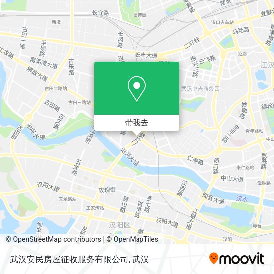 武汉安民房屋征收服务有限公司地图
