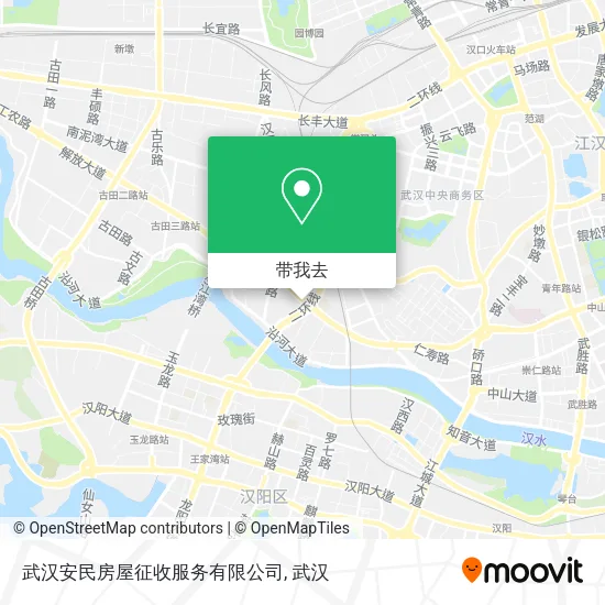 武汉安民房屋征收服务有限公司地图