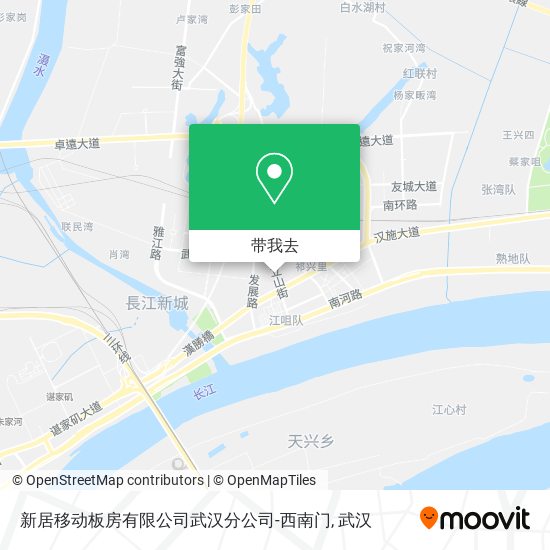 新居移动板房有限公司武汉分公司-西南门地图