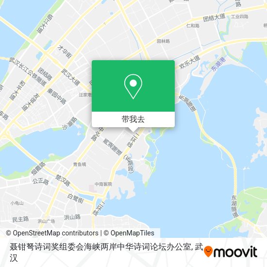 聂钳弩诗词奖组委会海峡两岸中华诗词论坛办公室地图