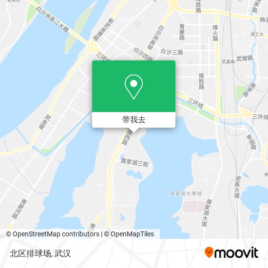 北区排球场地图