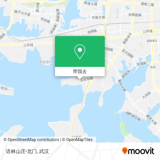 语林山庄-北门地图