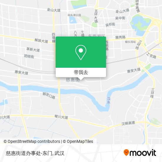 慈惠街道办事处-东门地图