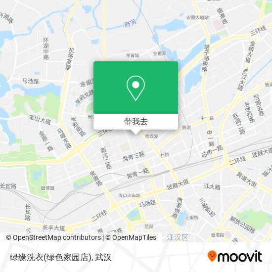 绿缘洗衣(绿色家园店)地图