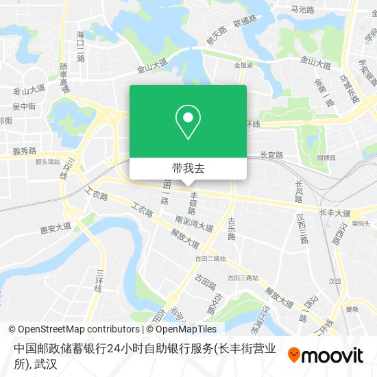 中国邮政储蓄银行24小时自助银行服务(长丰街营业所)地图