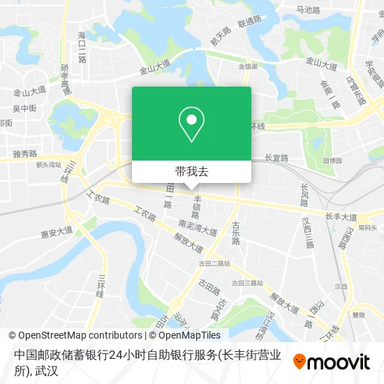 中国邮政储蓄银行24小时自助银行服务(长丰街营业所)地图