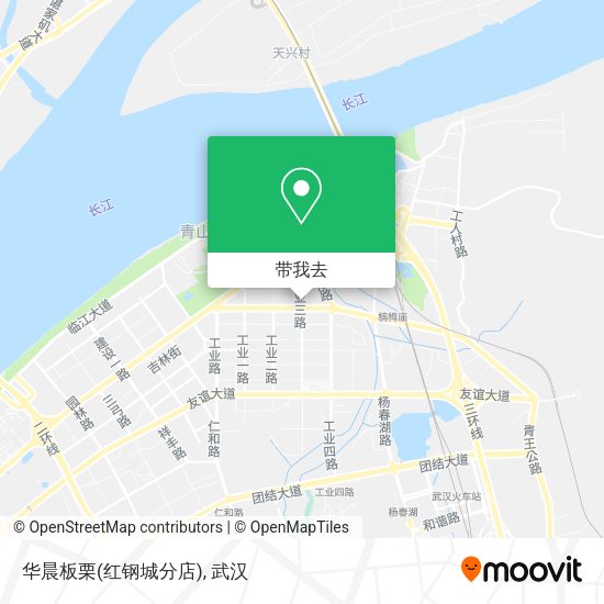 华晨板栗(红钢城分店)地图