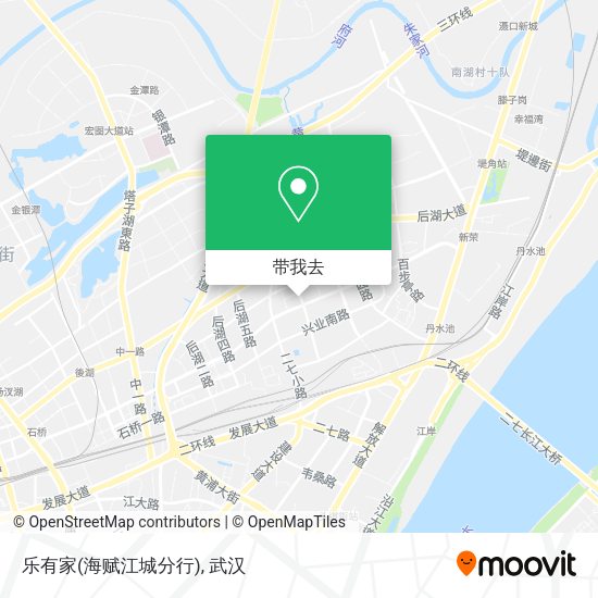 乐有家(海赋江城分行)地图