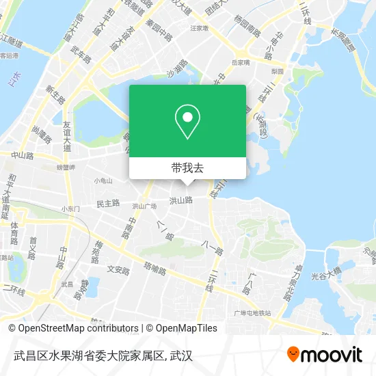 武昌区水果湖省委大院家属区地图