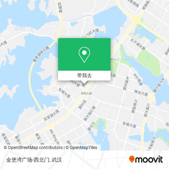 金堡湾广场-西北门地图